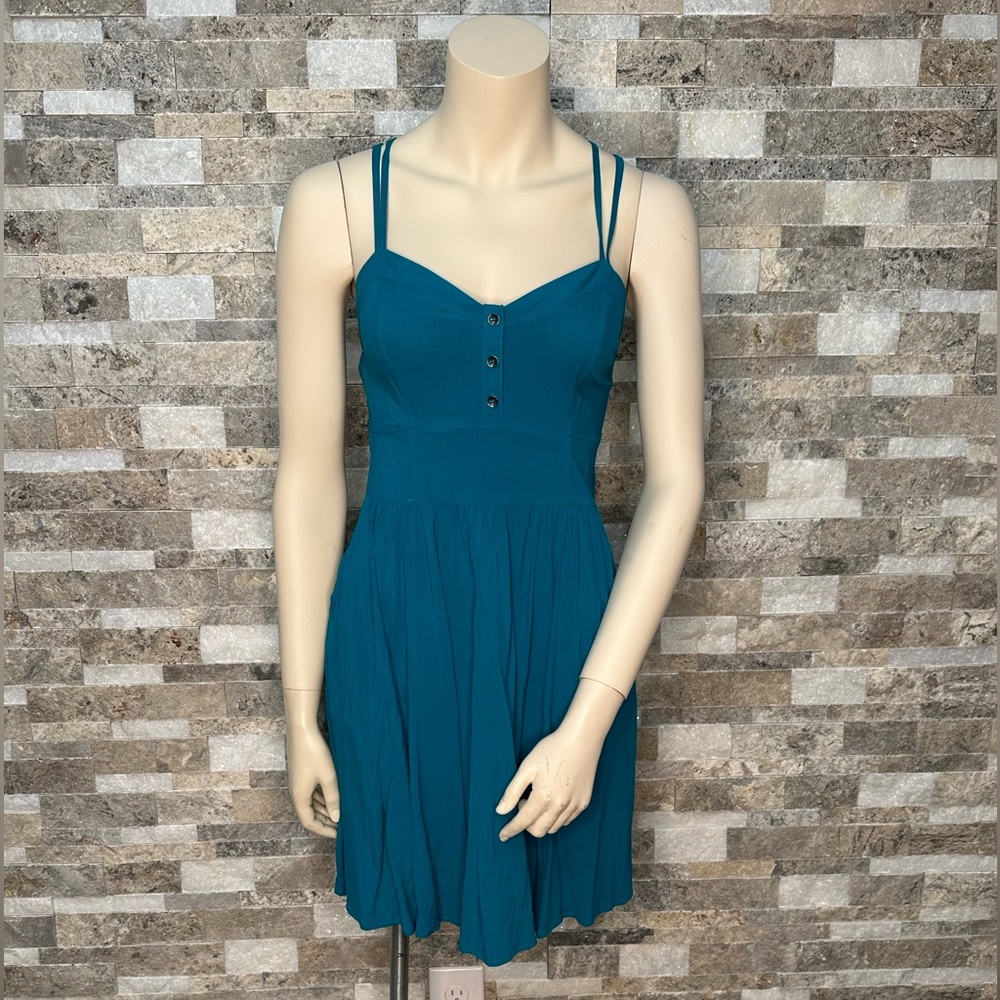 Teal Mini Dress